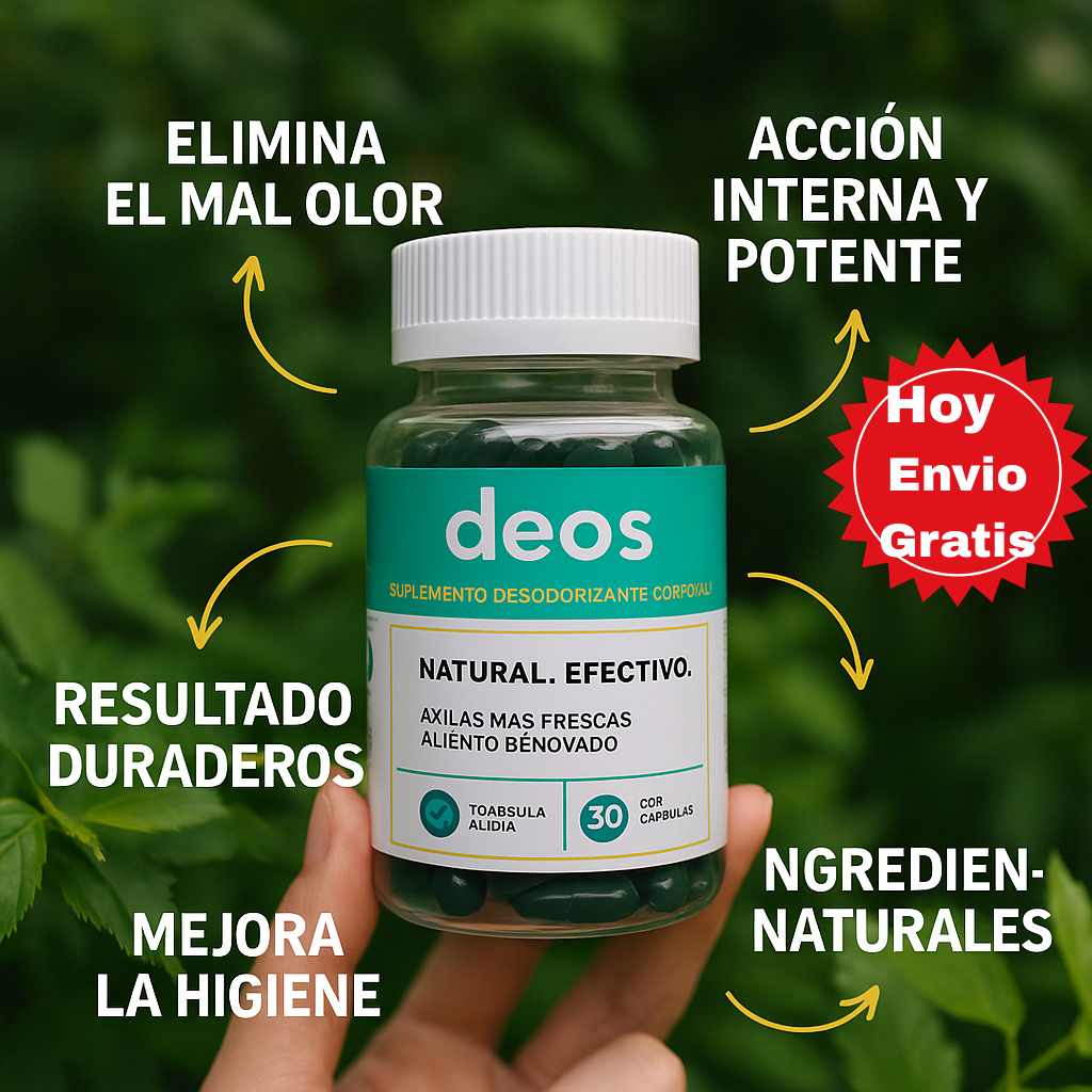 🌟 RECUPERA TU LIBERTAD CON DEOS™ Cápsulas Naturales para Sentirte Seguro Todo el Día
